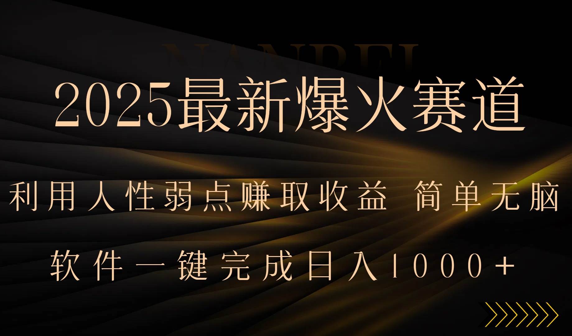 （15675期）2025最新爆火赛道，利用人生弱点赚取收益，全程一键批量制作，小白轻松…-驿想项目网