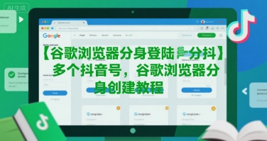 谷歌浏览器分身登陆多个抖音号，谷歌浏览器分身创建教程-驿想项目网