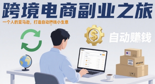 跨境电商副业之旅，一个人的亚马逊，打造自动賺钱小生意-驿想项目网