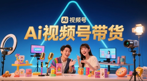 风口已至！AI视频号带货轻松月入过1W，99%的普通人却卡在内容制作门槛-驿想项目网