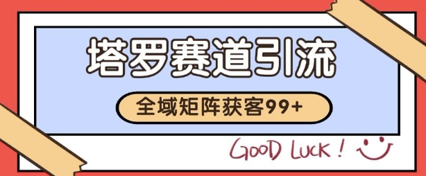 小红书某音塔罗赛道引流获客 自热矩阵日引200+【揭秘】-驿想项目网