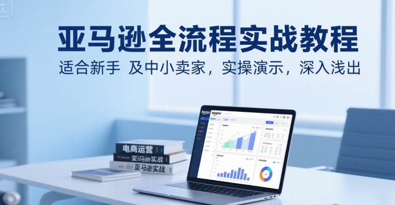 亚马逊全流程实战教程，适合新手及中小卖家，实操演示，深入浅出-驿想项目网