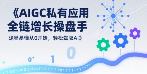 AIGC私有化应用全链增长操盘手，浅显易懂从0开始，轻松驾驭AI-驿想项目网