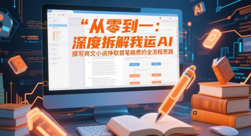 从零到一：深度拆解我运用AI撰写爽文小说挣取首笔稿费的全流程思路-驿想项目网