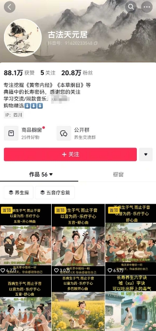 古法五音养生教程，五音疗愈的视频的制作方法，2-4小时就能学会，作者10天涨粉10W-驿想项目网