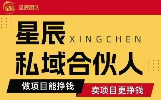 全网首发星辰私域项目合集，最新实操玩法，短期快速实现变现-驿想项目网