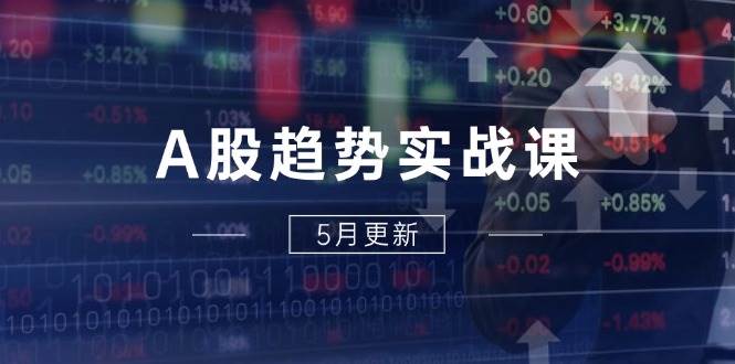 （14808期）A股趋势实战课：主力动向+政策红利，2025全年策略5月更新-驿想项目网