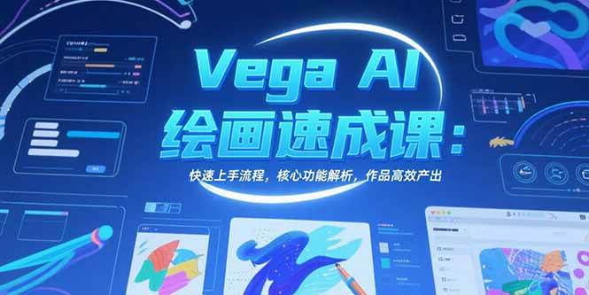 （15470期）Vega AI绘画速成课：快速上手流程，核心功能解析，作品高效产出-驿想项目网
