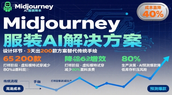 AI在服装领域的运用，使用midjourney做服装辅助企业降低成本-驿想项目网