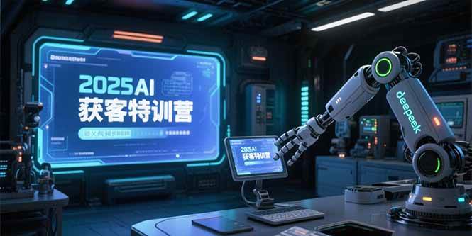 （15289期）2025AI获客特训营，AI图文视频全制作，deepseek工具实操教学-驿想项目网