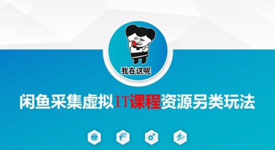 闲鱼采集虚拟IT课程资源另类玩法，干货满满-驿想项目网