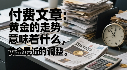 付费文章：黄金的走势意味着什么，如何看待黄金最近的调整-驿想项目网