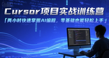 Cursor项目实战训练营，两小时快速掌握AI编程，零基础也能轻松上手-驿想项目网