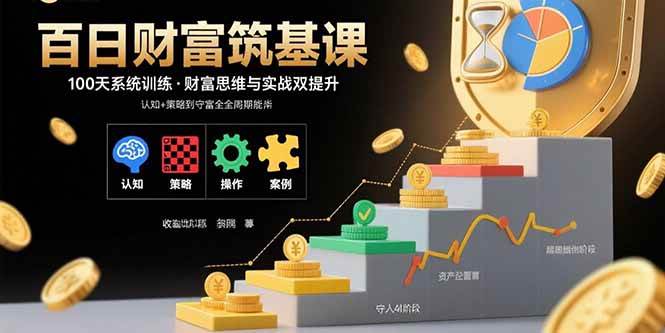 （15874期）百日财富筑基课：认知+策略+实操+案例拆解 实现从创富到守富全周期能力-驿想项目网