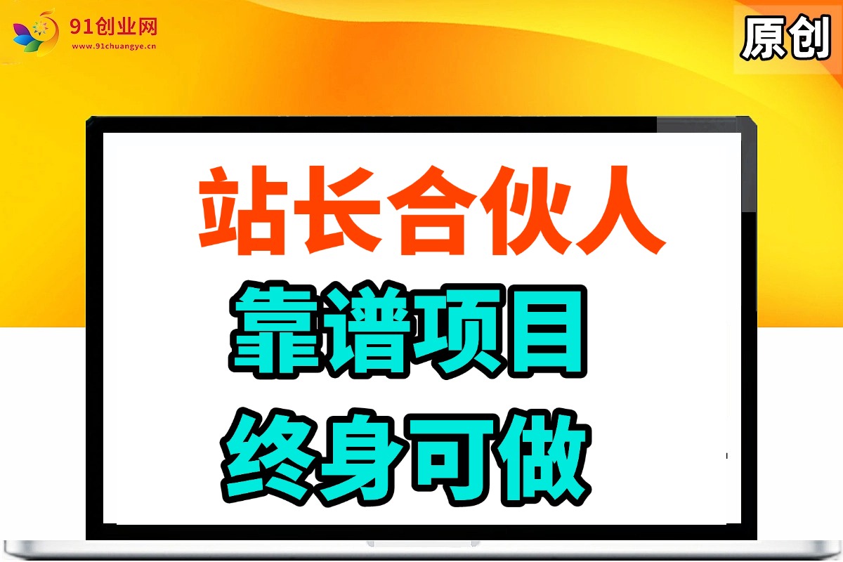 （14633期）站长合伙人，入门级运营教程，靠谱项目，终身可做，超低成本创业，终身利润。-驿想项目网