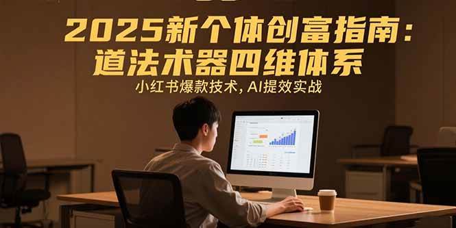 （15477期）2025新个体创富指南：道法术器四维体系，小红书爆款技术，AI提效实战-驿想项目网