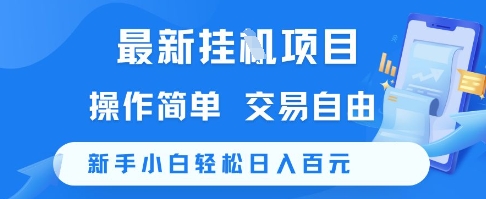 最新挂G项目，操作简单，交易自由，新手小白轻松日入100+【揭秘】-驿想项目网