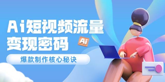 （14875期）Ai短视频流量密码，爆款制作核心秘诀，120万案例深度解析-驿想项目网