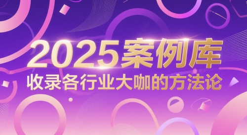 2025案例库，收录各行业大咖的方法论-驿想项目网