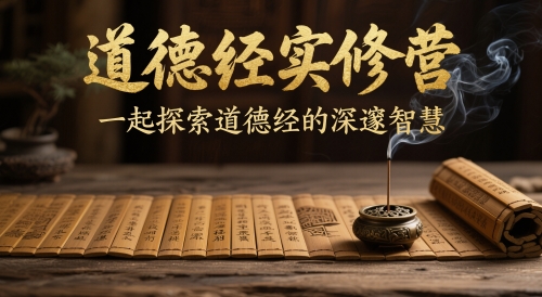道德经实修营，一起探索道德经的深邃智慧-驿想项目网
