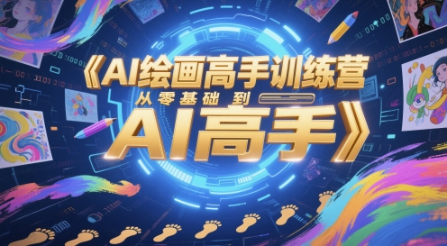 AI绘画高手训练营，从零基础到AI高手-驿想项目网