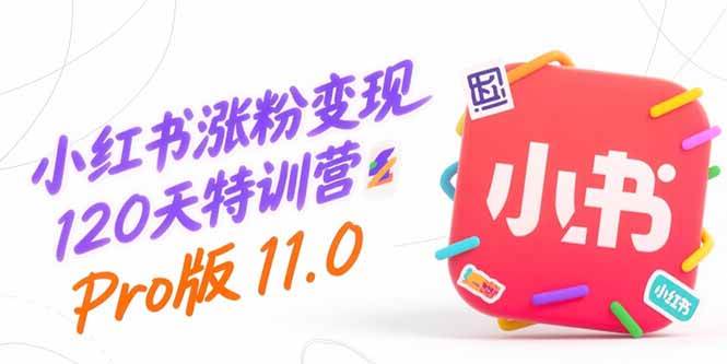 （15432期）小红书涨粉变现120天特训营Pro版11.0：从0到1掌握平台运营,内容制作和变现-驿想项目网