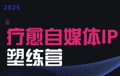 2025治愈自媒体IP训练营，专为疗愈领域从业者打造-驿想项目网