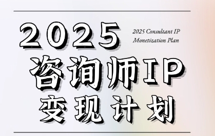 7天构建咨询师变现系统，2025咨询师IP变现计划训练营-驿想项目网