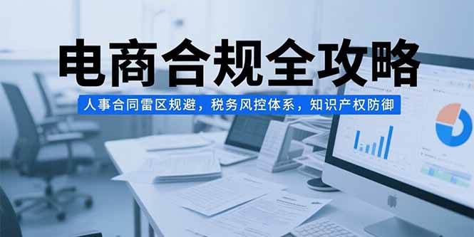 （15377期）电商合规全攻略，人事合同雷区规避，税务风控体系，知识产权防御-驿想项目网