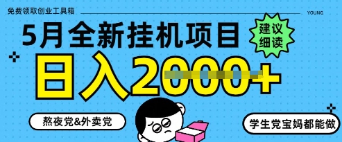 5月最新挂G项目8.0玩法，纯手机操作，稳稳日入1k+【揭秘】-驿想项目网
