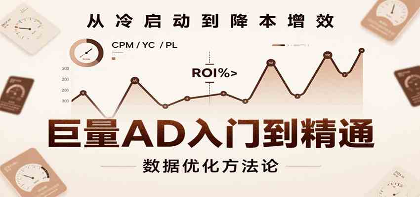 巨量AD入门到精通，含工具、设置、定向、优化等广告投放全流程-驿想项目网