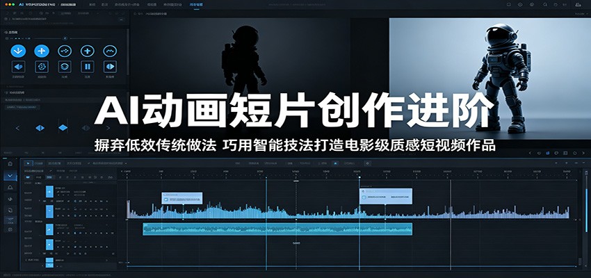 AI动画短片创作进阶：摒弃低效传统做法，巧用智能技法打造电影级质感短视频作品-驿想项目网