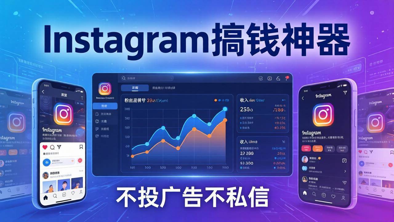 （17731期）Instagram搞钱神器：月涨6万粉+月入5万刀，不投广告不私信，靠算法+低价产品-驿想项目网