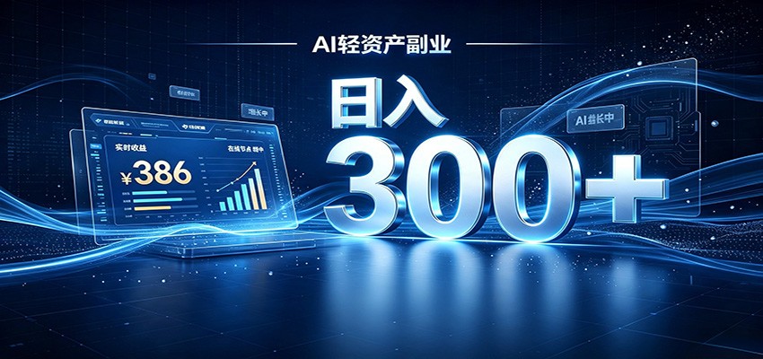 2026 AI轻资产风口，Token中转站小白可入局，日入300+-驿想项目网