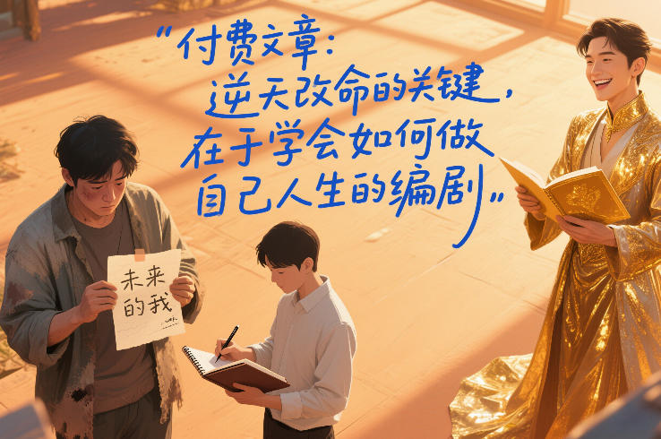 付费文章：逆天改命的关键，在于学会如何做自己人生的编剧-驿想项目网