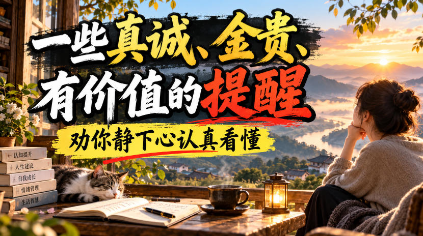 付费文章：一些真诚、金贵、有价值的提醒，劝你静下心认真看懂-驿想项目网