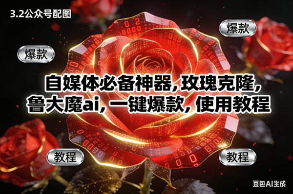 （16919期）玫瑰克隆神器，ai鲁大魔，自媒体必备软件，一键爆款工具，详细教程-驿想项目网