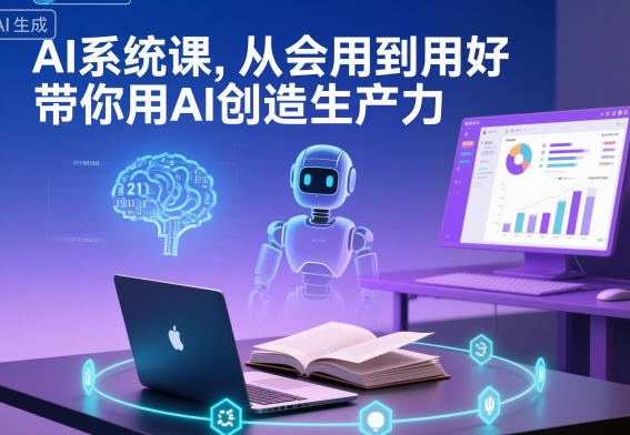 AI系统课，从会用到用好，带你用AI创造生产力-驿想项目网