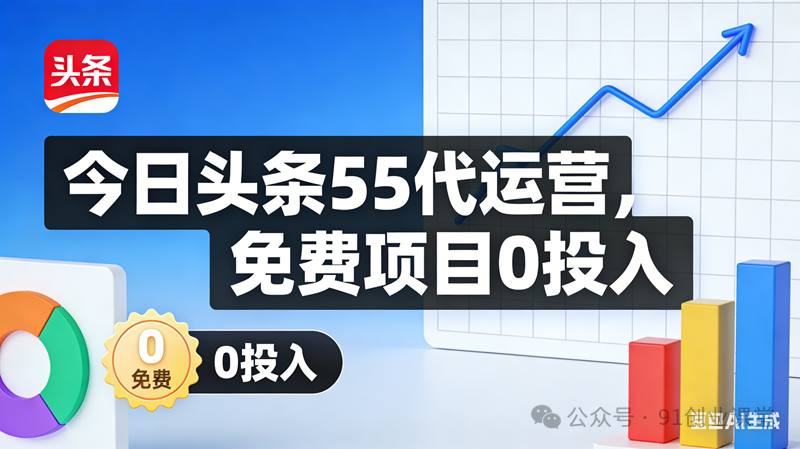 今日头条55代运营【社群免费项目】免.费.项.目,0投入，全新躺.zhuan模式-驿想项目网