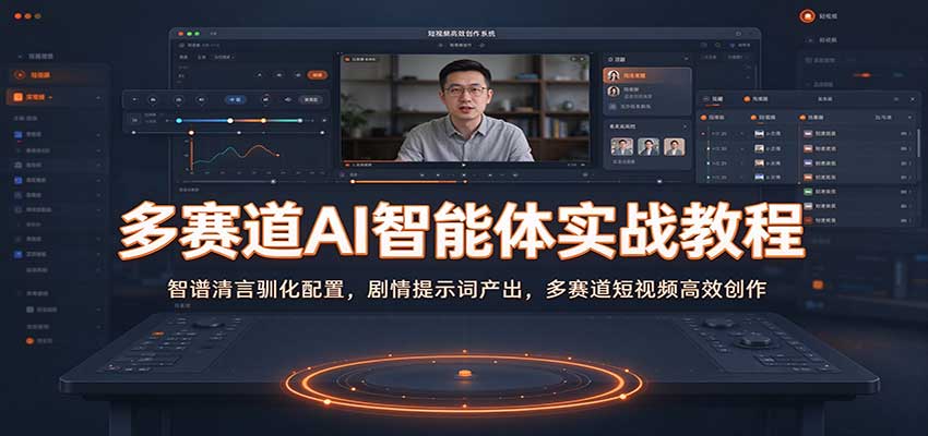 多赛道AI智能体实战教程：智谱清言驯化配置，剧情提示词产出，多赛道短视频高效创作-驿想项目网