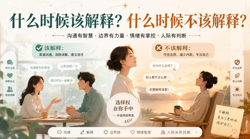 付费文章：什么时候该解释？什么时候不该解释？-驿想项目网