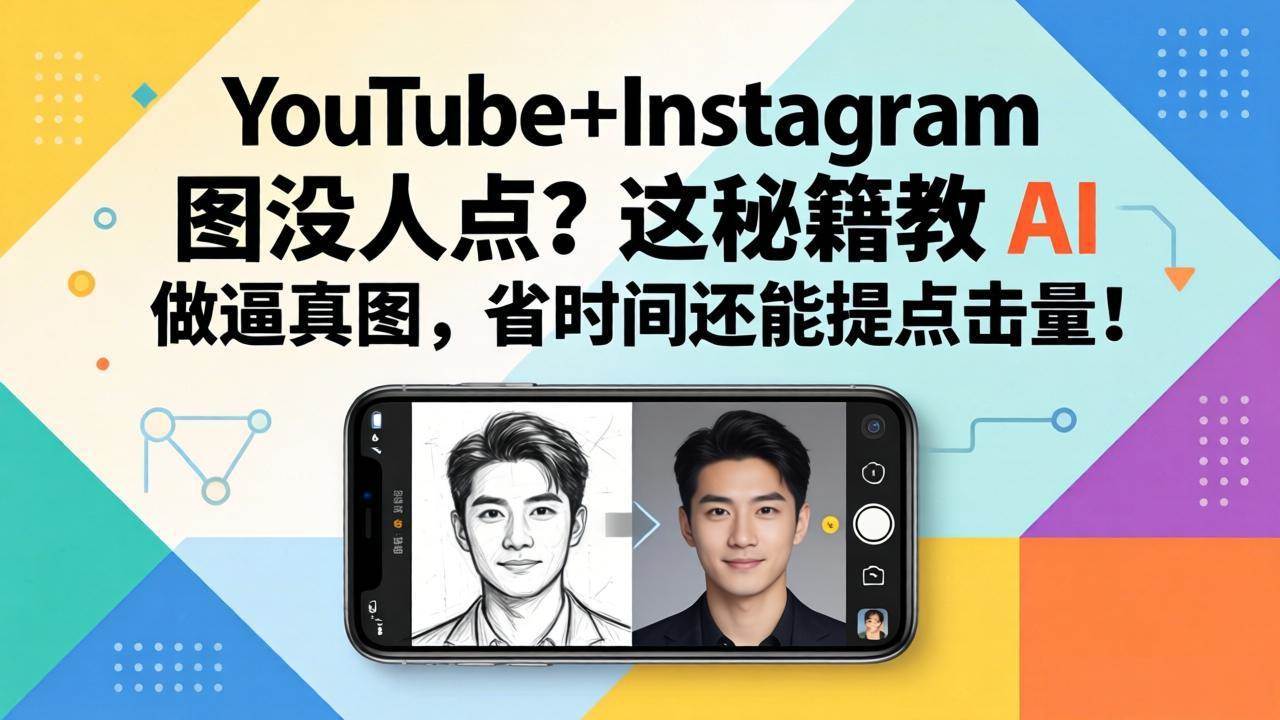 (17911期)YouTube+Instagram 图没人点?这秘籍教 AI 做逼真图,省时间还能提点击量-驿想项目网