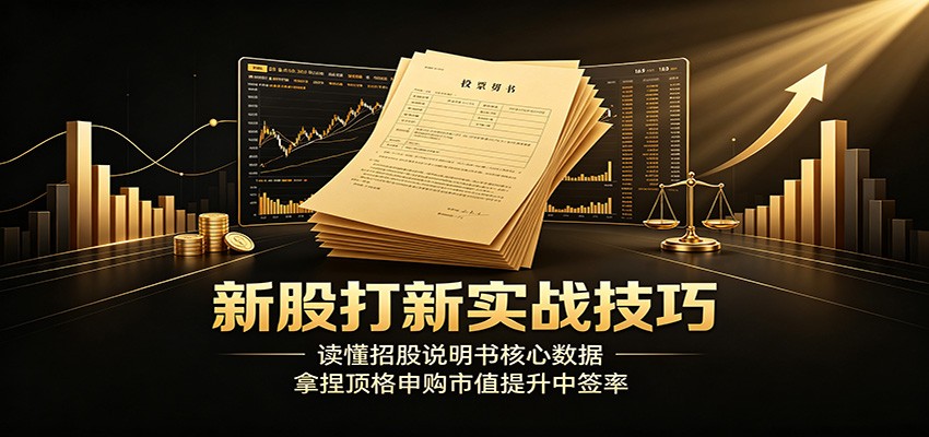 新股打新实战技巧：读懂招股说明书核心数据，拿捏顶格申购市值提升中签率-驿想项目网