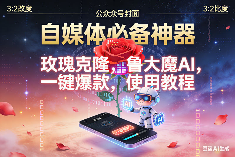 （16912期）玫瑰克隆神器，鲁大魔，ai，自媒体必备软件，一键爆款工具，详细教程-驿想项目网