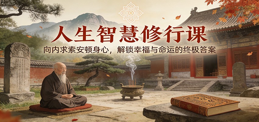 人生智慧修行课：向内求索安顿身心，解锁幸福与命运的终极答案-驿想项目网