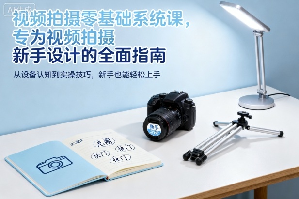 视频拍摄零基础系统课，专为视频拍摄新手设计的全面指南-驿想项目网