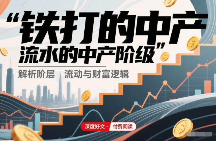 付费文章：铁打的中产，流水的中产阶级-驿想项目网