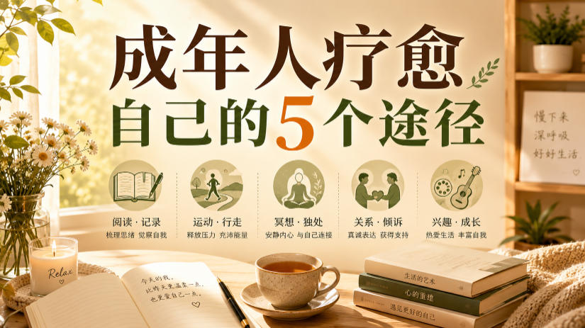 付费文章：成年人疗愈自己的5个途径-驿想项目网