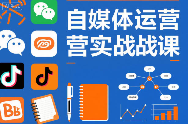 自媒体运营实战课,掌握一套系统的自媒体运营底层方法论,成为优秀的内容创作者-驿想项目网