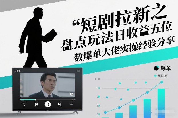 短剧拉新之盘点玩法日收益五位数爆单大佬实操经验分享-驿想项目网